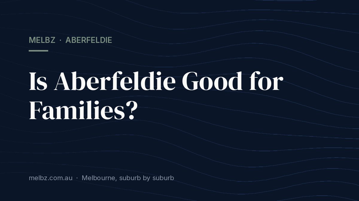 Title card: Is Aberfeldie Good for Families?