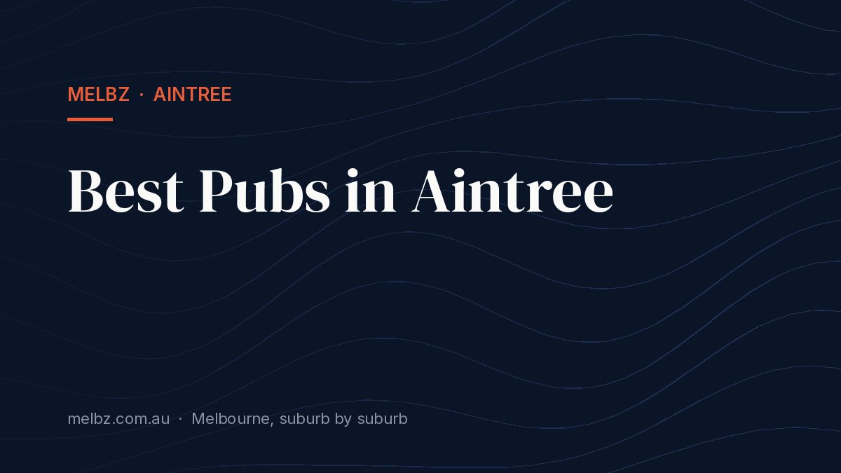 Title card: Best Pubs in Aintree