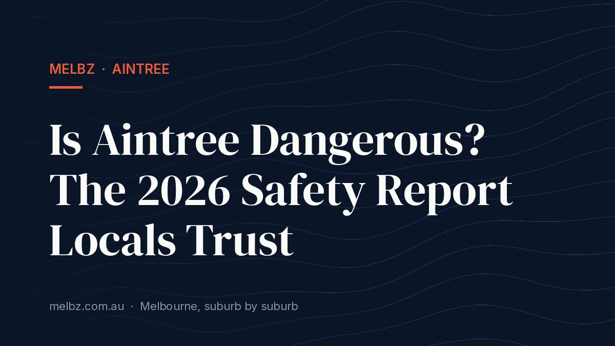 Title card: Is Aintree Dangerous? The 2026 Safety Report Locals Trust