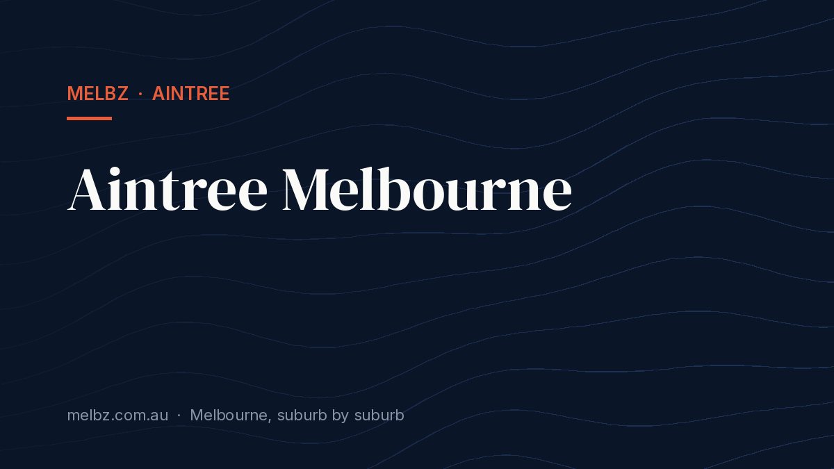 Title card: Aintree Melbourne
