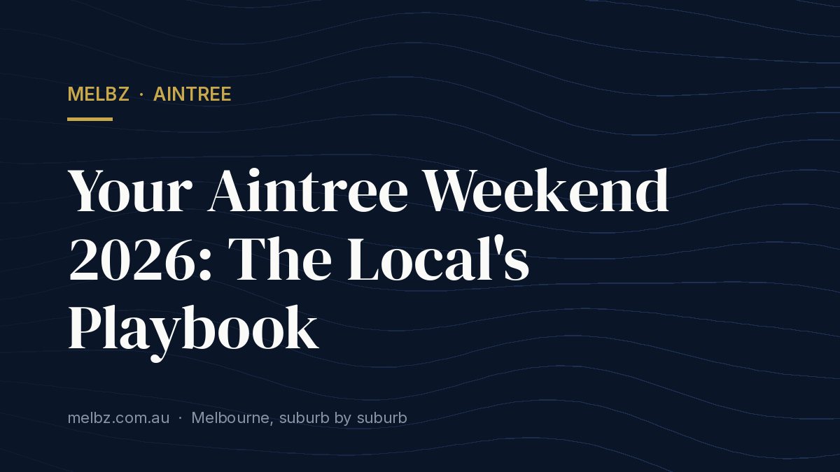 Title card: Your Aintree Weekend 2026: The Local's Playbook