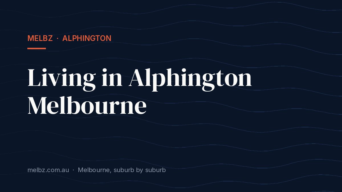 Title card: Living in Alphington Melbourne