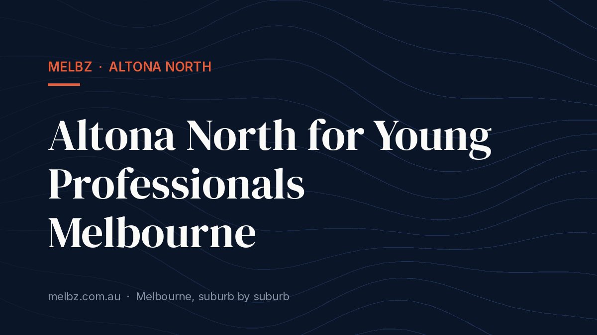 Title card: Altona North for Young Professionals Melbourne