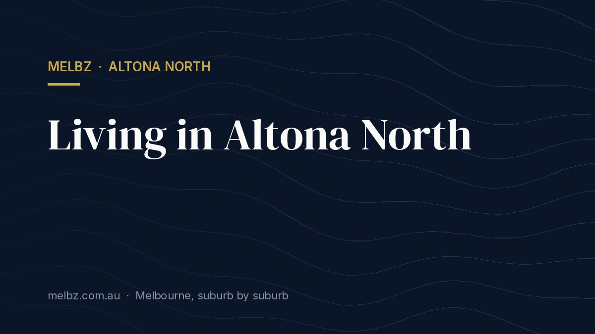 Title card: Living in Altona North