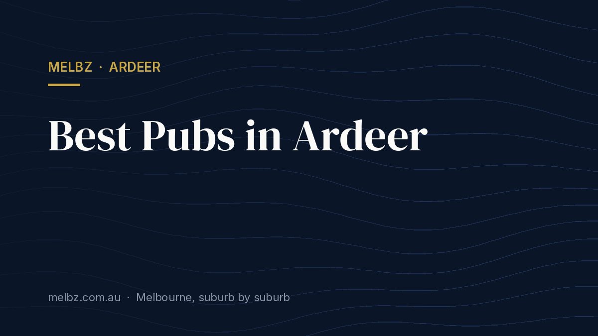 Title card: Best Pubs in Ardeer