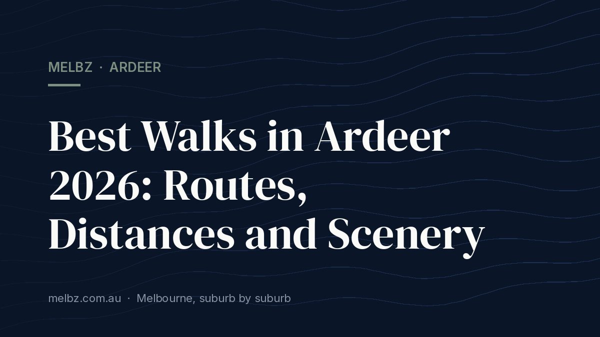 Title card: Best Walks in Ardeer 2026: Routes, Distances and Scenery