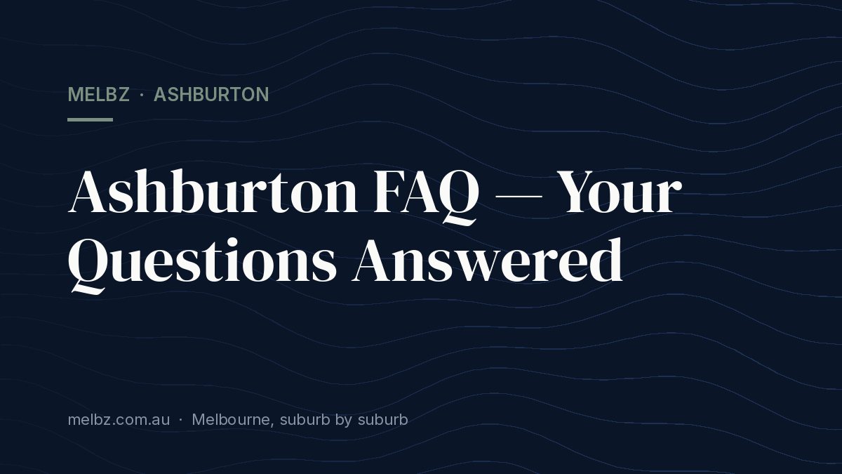 Title card: Ashburton FAQ — Your Questions Answered