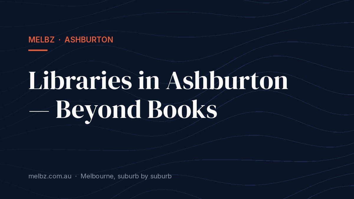 Title card: Libraries in Ashburton — Beyond Books