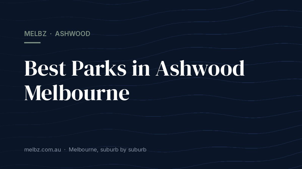 Title card: Best Parks in Ashwood Melbourne