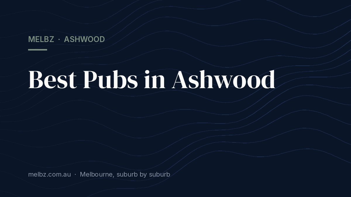 Title card: Best Pubs in Ashwood