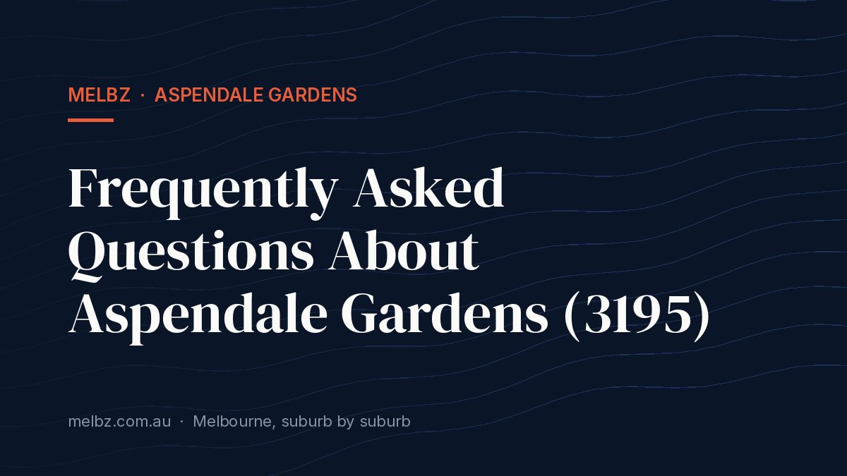 Apartment Living in Aspendale Gardens