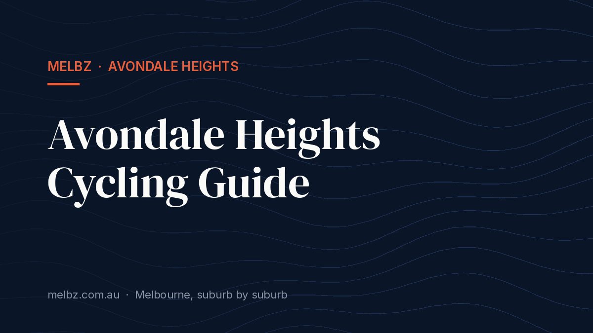 Title card: Avondale Heights Cycling Guide