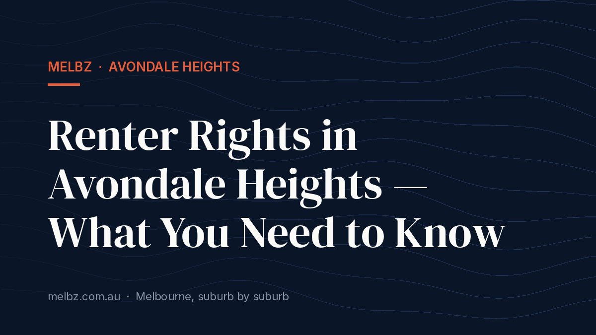 Title card: Renter Rights in Avondale Heights — What You Need to Know