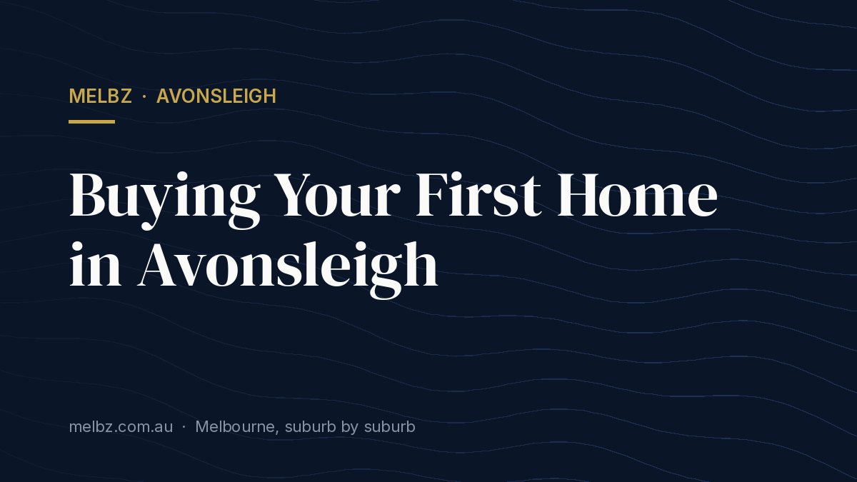 Title card: Buying Your First Home in Avonsleigh
