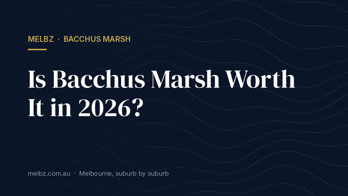 Title card: Is Bacchus Marsh Worth It in 2026?