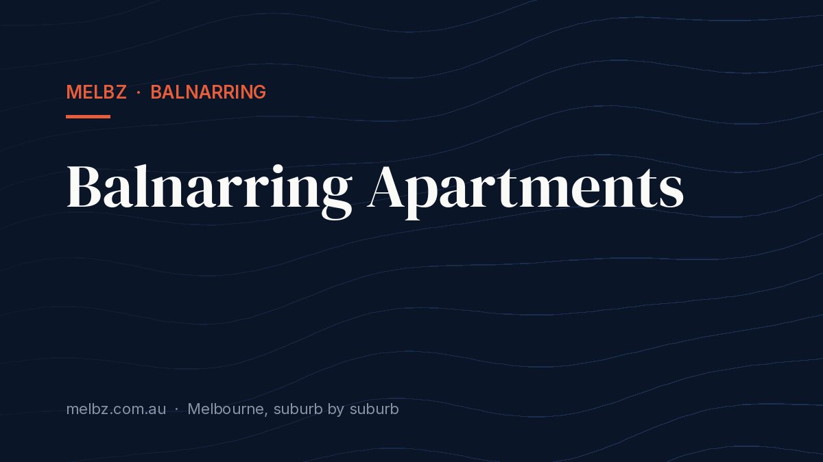 Title card: Balnarring Apartments