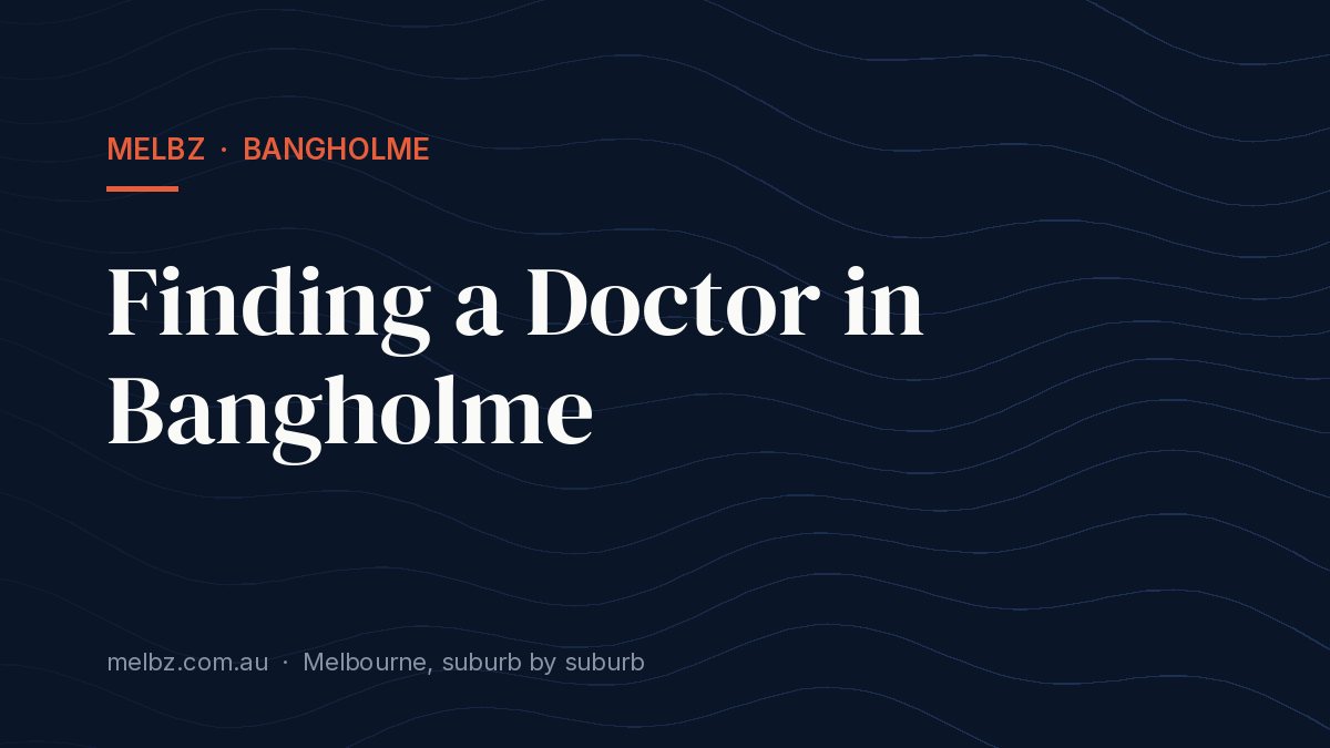 Title card: Finding a Doctor in Bangholme
