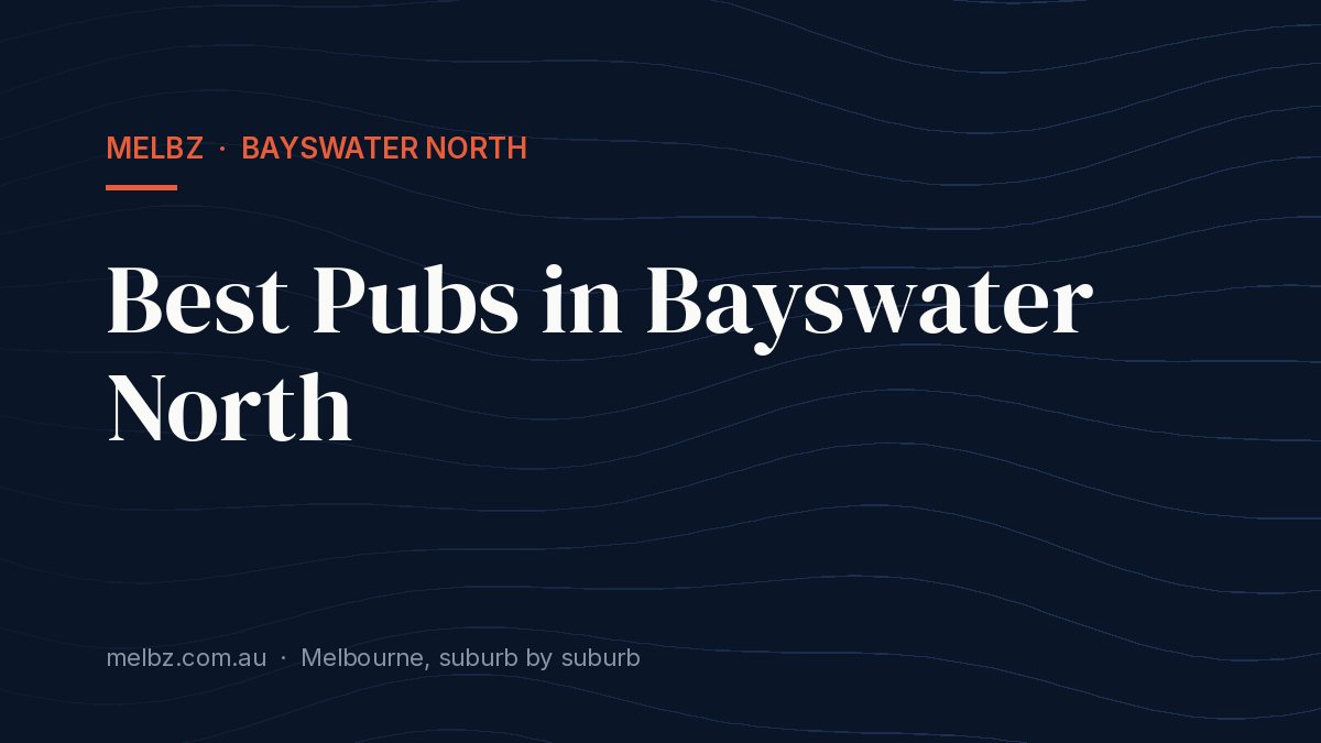 Title card: Best Pubs in Bayswater North