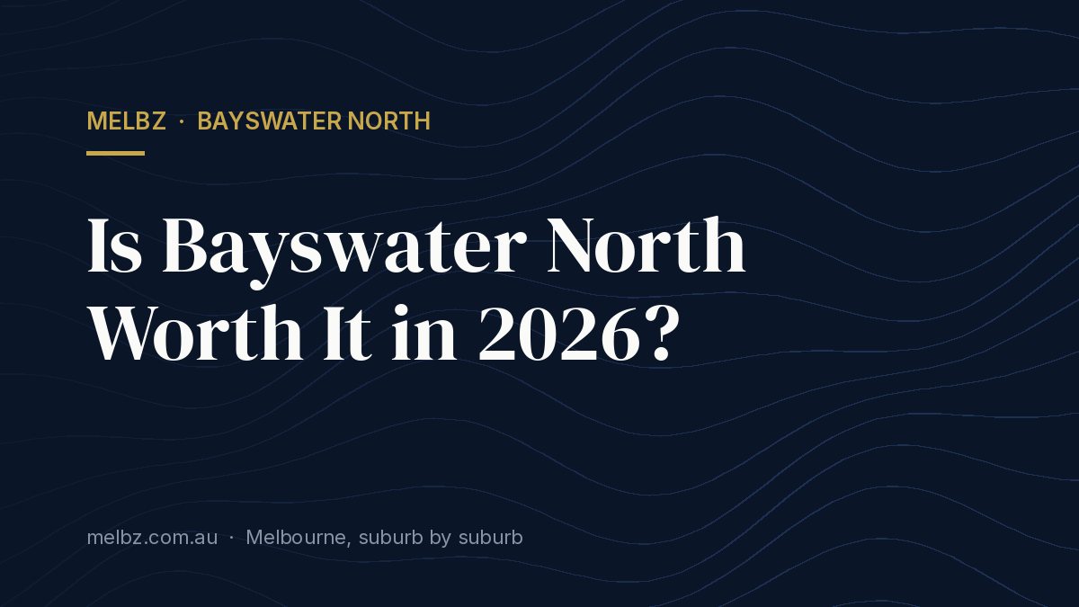 Title card: Is Bayswater North Worth It in 2026?