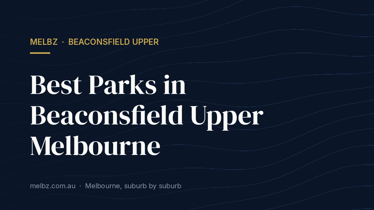 Title card: Best Parks in Beaconsfield Upper Melbourne