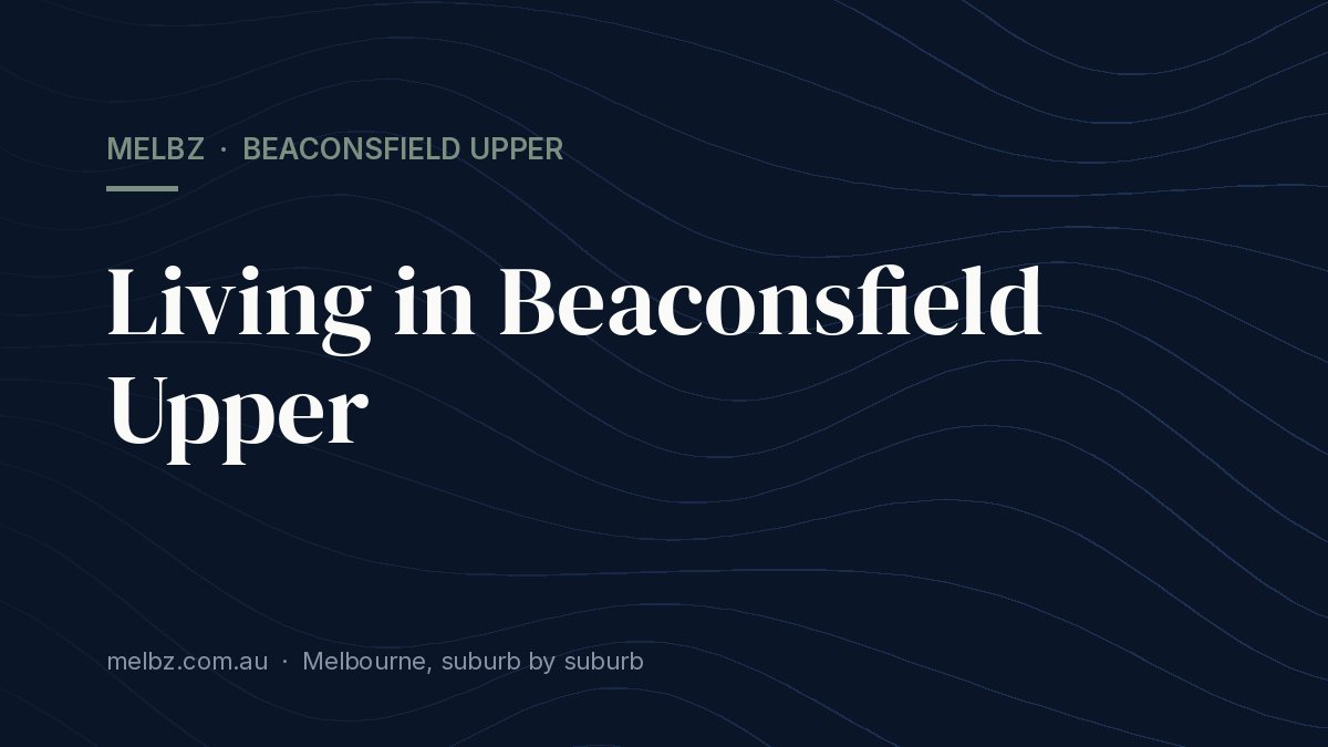 Title card: Living in Beaconsfield Upper