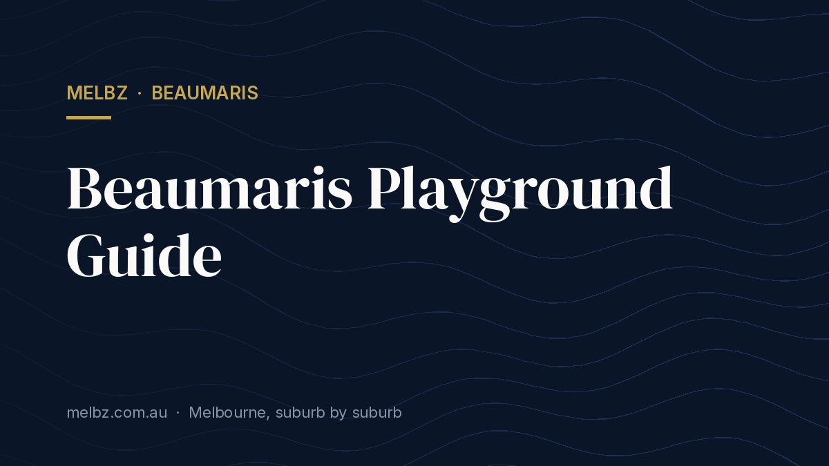 Title card: Beaumaris Playground Guide