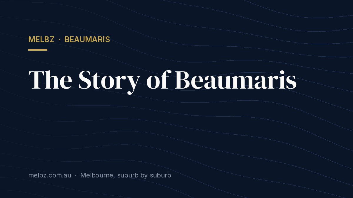 Title card: The Story of Beaumaris