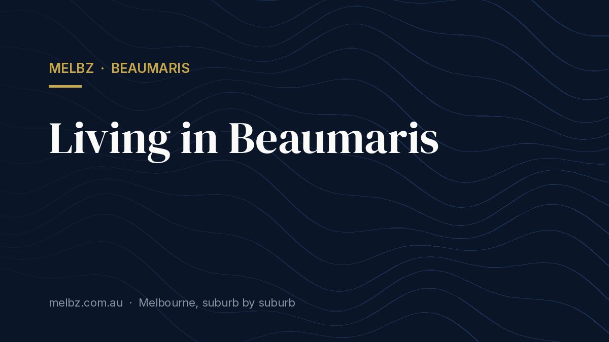 Title card: Living in Beaumaris