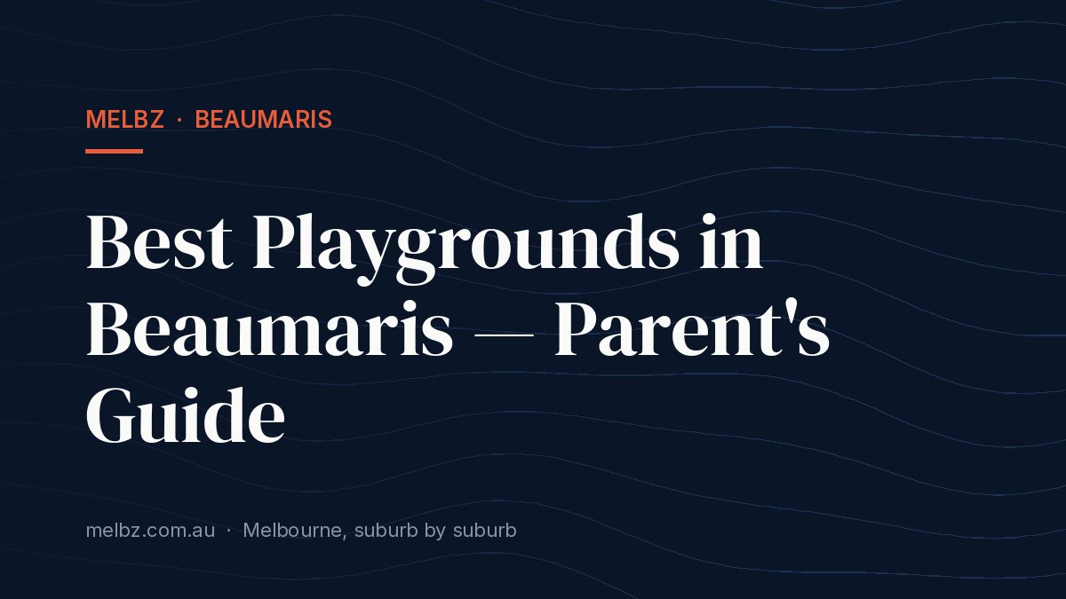 Title card: Best Playgrounds in Beaumaris — Parent's Guide