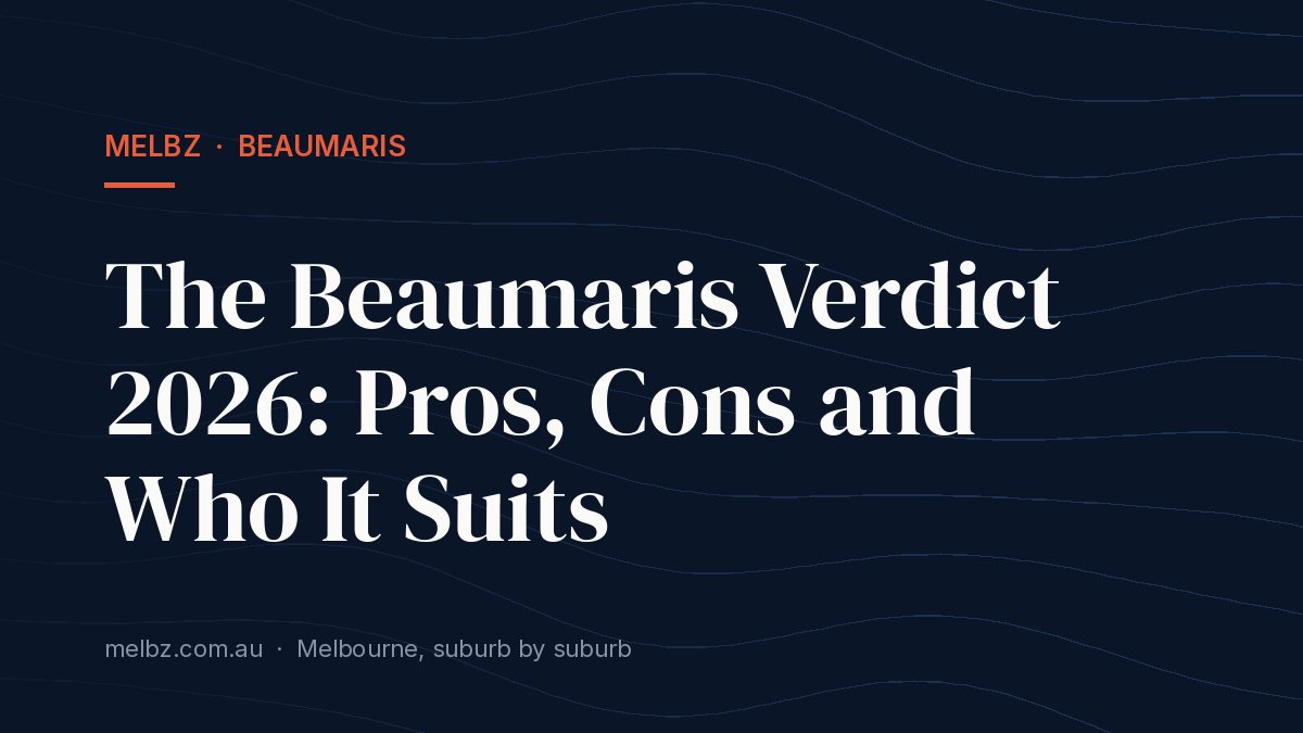 Title card: The Beaumaris Verdict 2026: Pros, Cons and Who It Suits