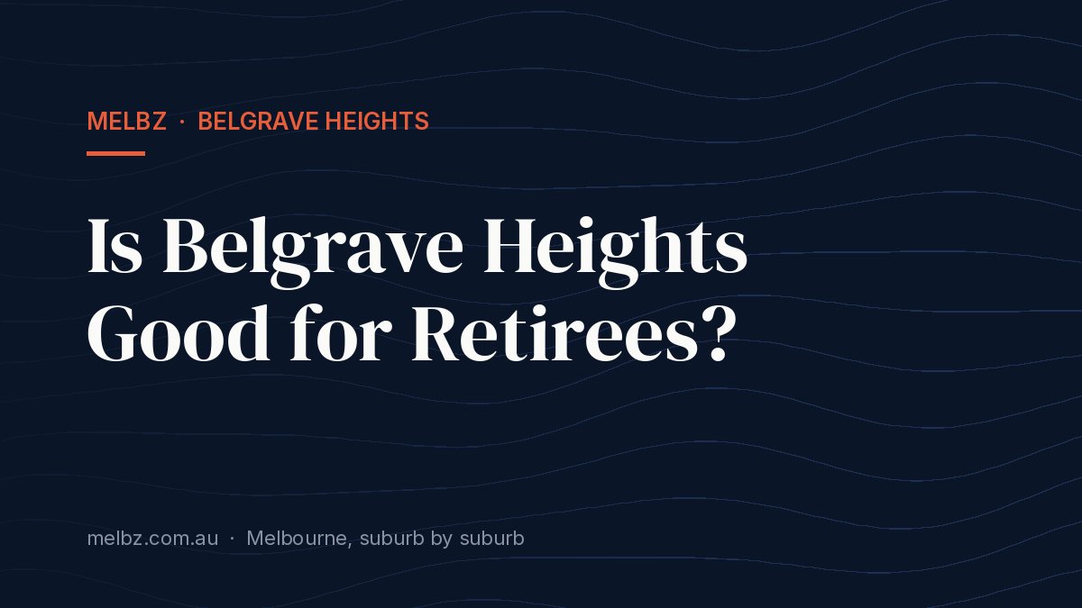 Title card: Is Belgrave Heights Good for Retirees?