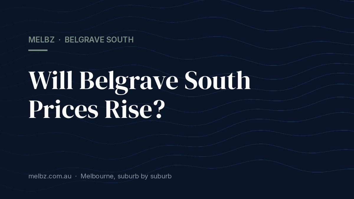 Title card: Will Belgrave South Prices Rise?