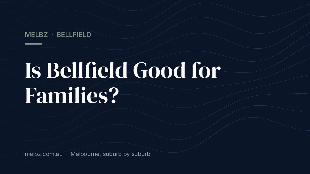 Title card: Is Bellfield Good for Families?