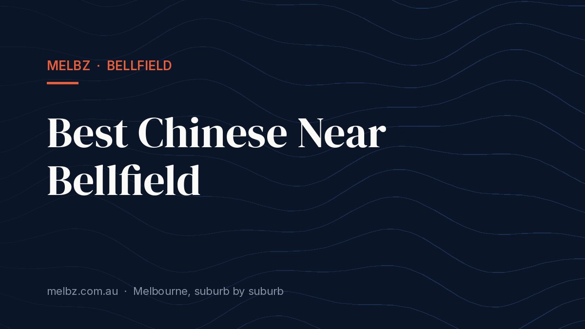 Title card: Best Chinese Near Bellfield