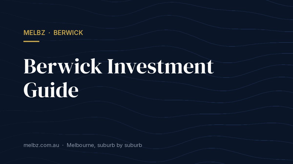 Title card: Berwick Investment Guide