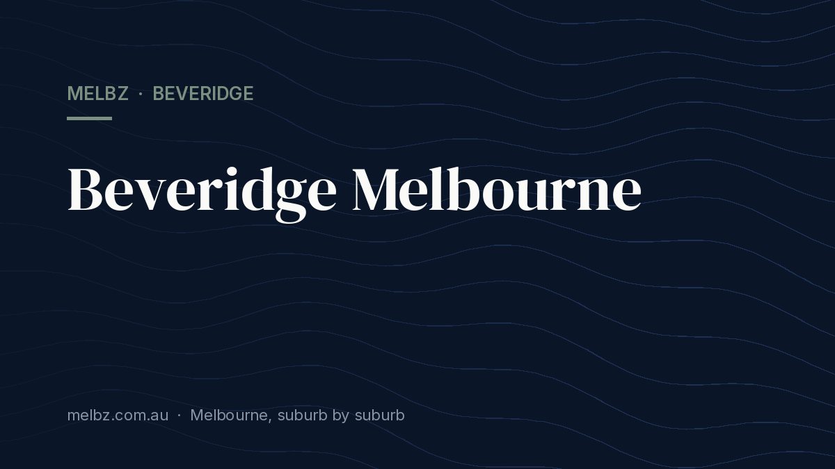 Title card: Beveridge Melbourne