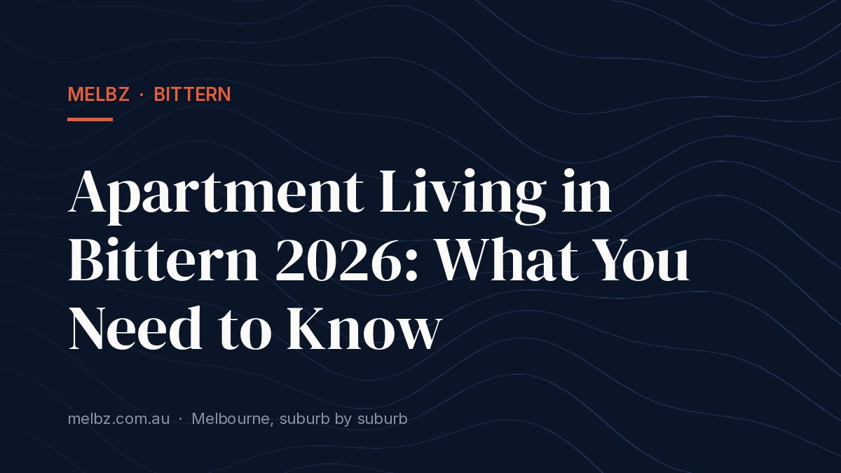 Title card: Apartment Living in Bittern 2026: What You Need to Know