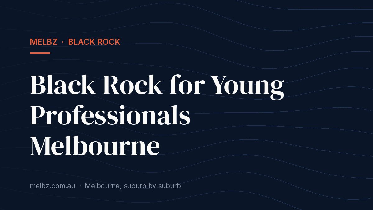 Title card: Black Rock for Young Professionals Melbourne