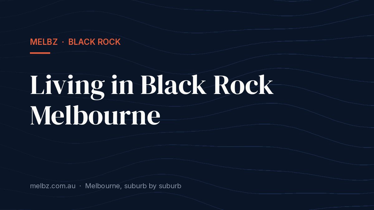 Title card: Living in Black Rock Melbourne
