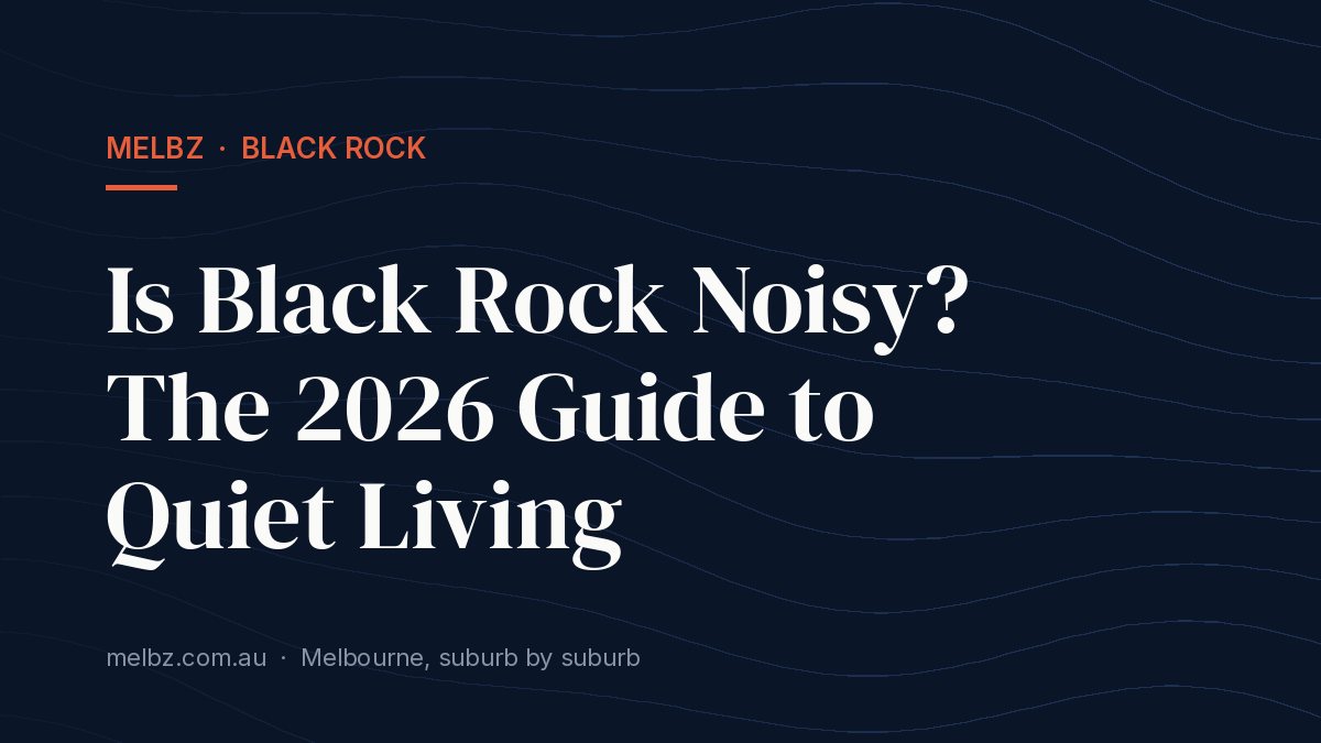 Title card: Is Black Rock Noisy? The 2026 Guide to Quiet Living