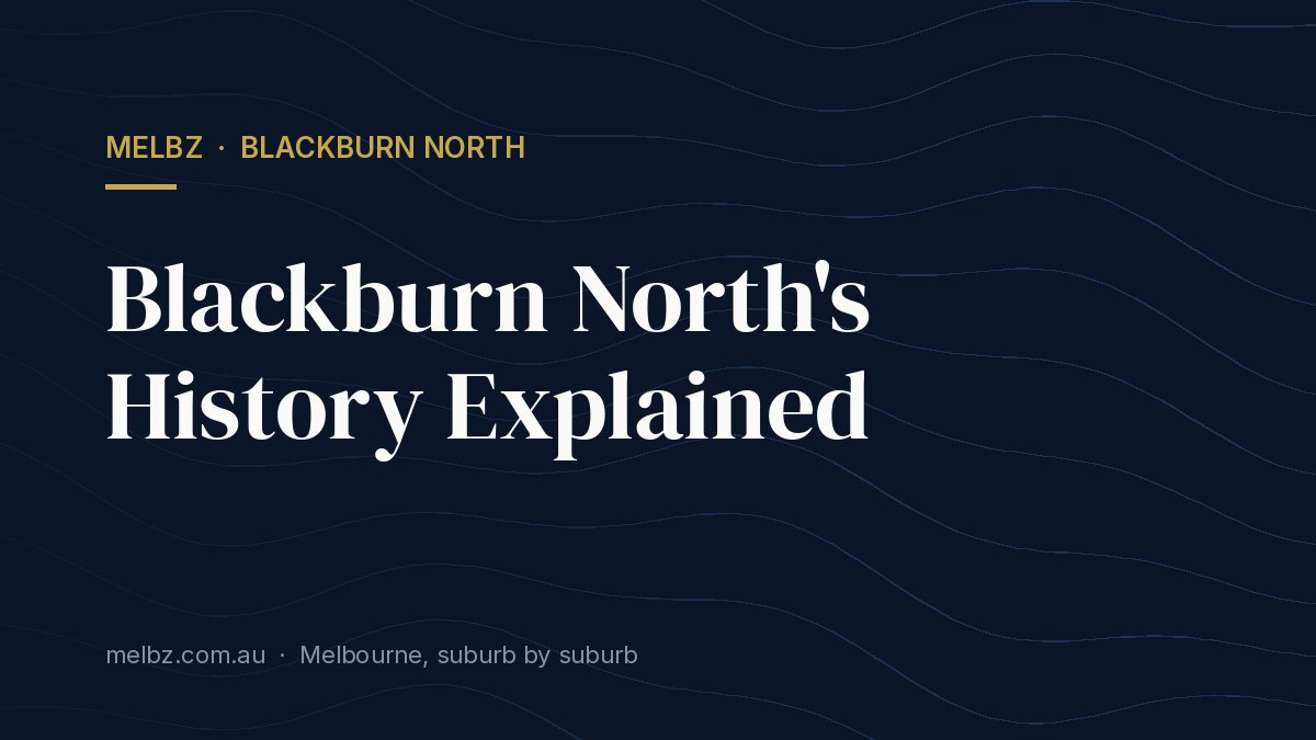 Title card: Blackburn North's History Explained