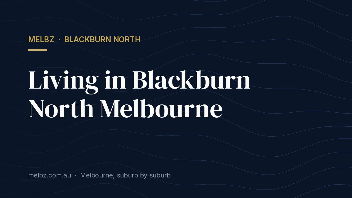 Title card: Living in Blackburn North Melbourne
