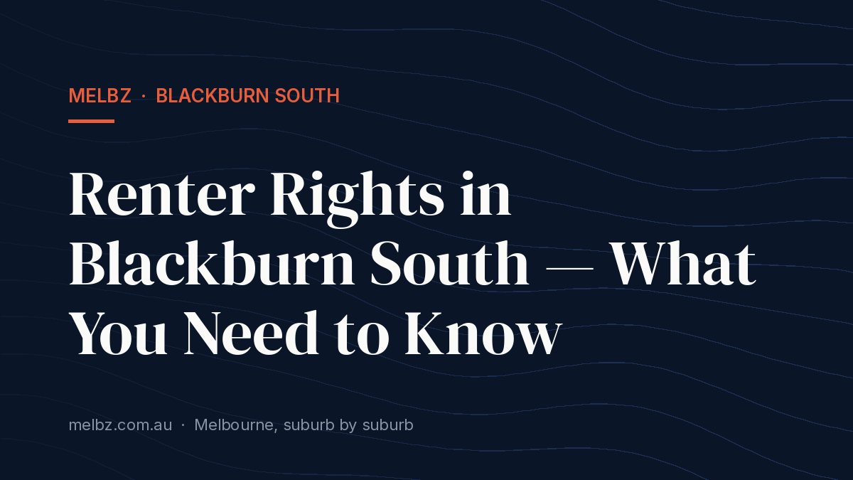 Title card: Renter Rights in Blackburn South — What You Need to Know
