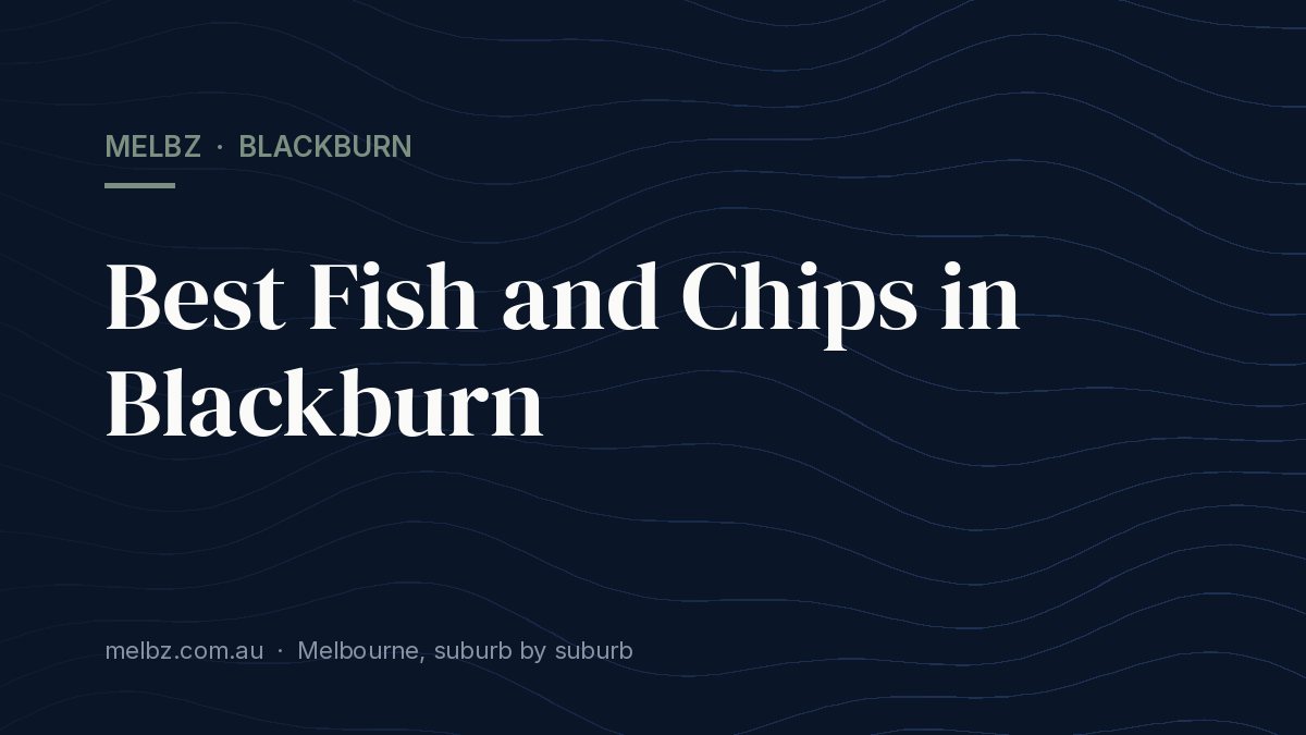 Title card: Best Fish and Chips in Blackburn