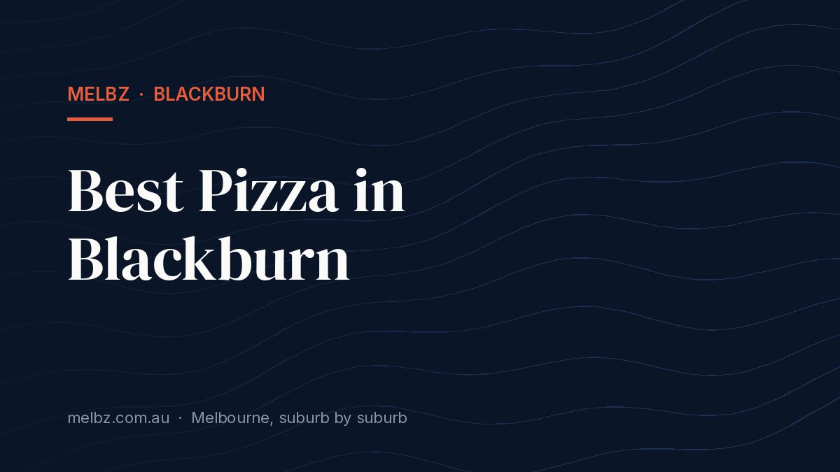 Title card: Best Pizza in Blackburn