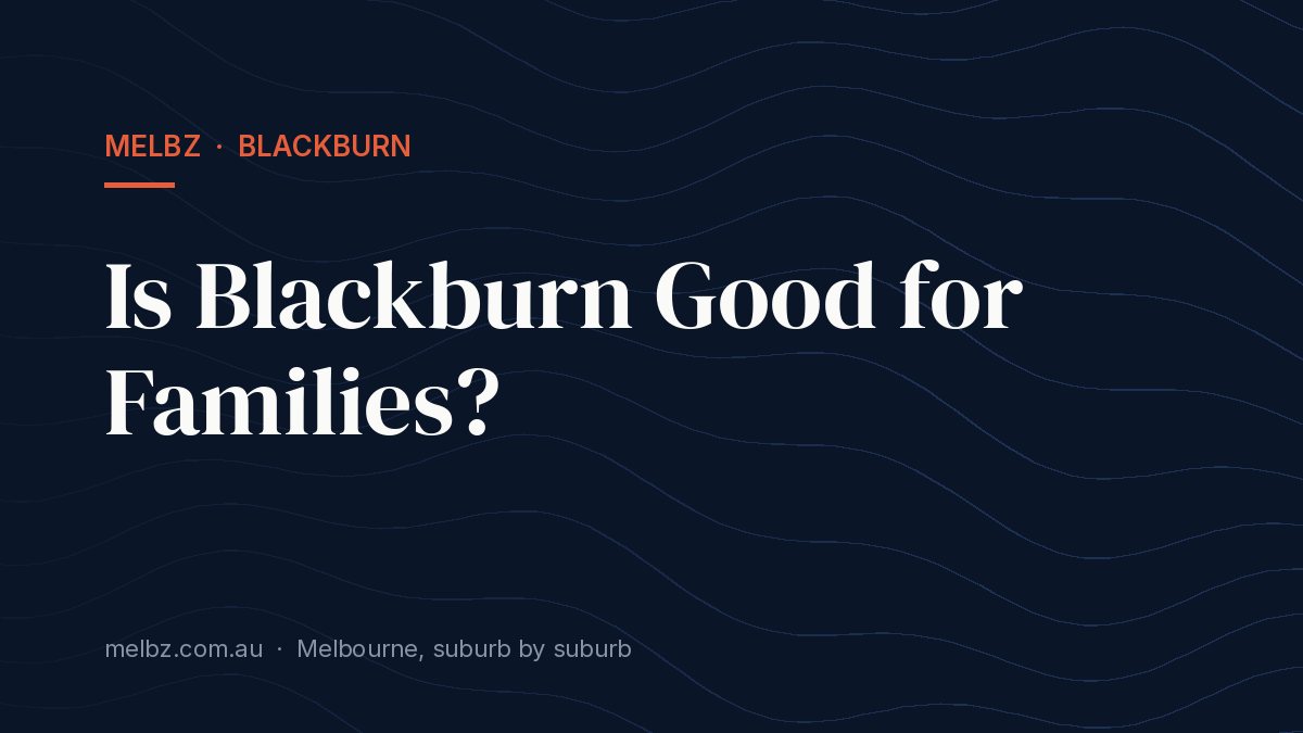 Title card: Is Blackburn Good for Families?