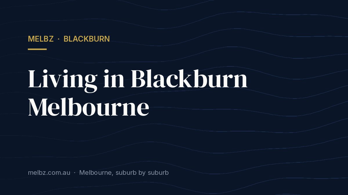 Title card: Living in Blackburn Melbourne