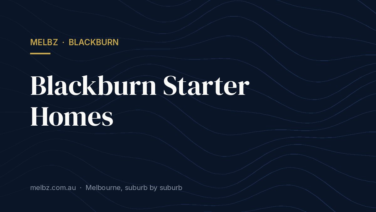 Title card: Blackburn Starter Homes