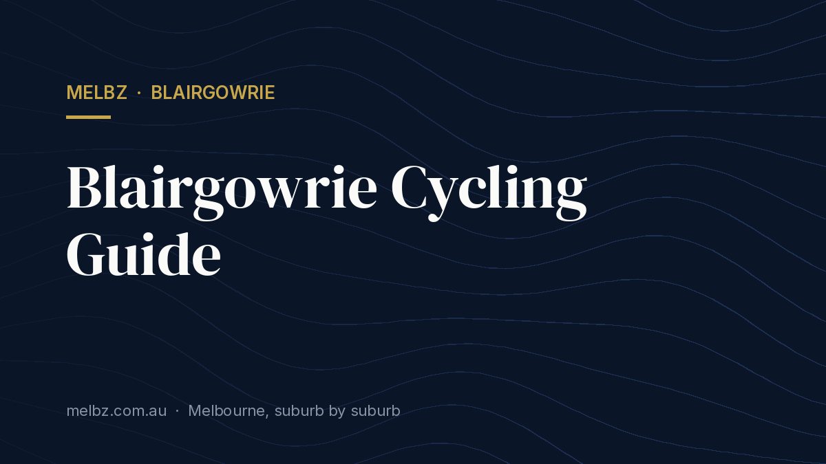Title card: Blairgowrie Cycling Guide