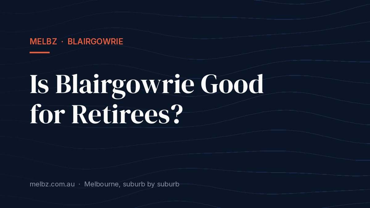 Title card: Is Blairgowrie Good for Retirees?